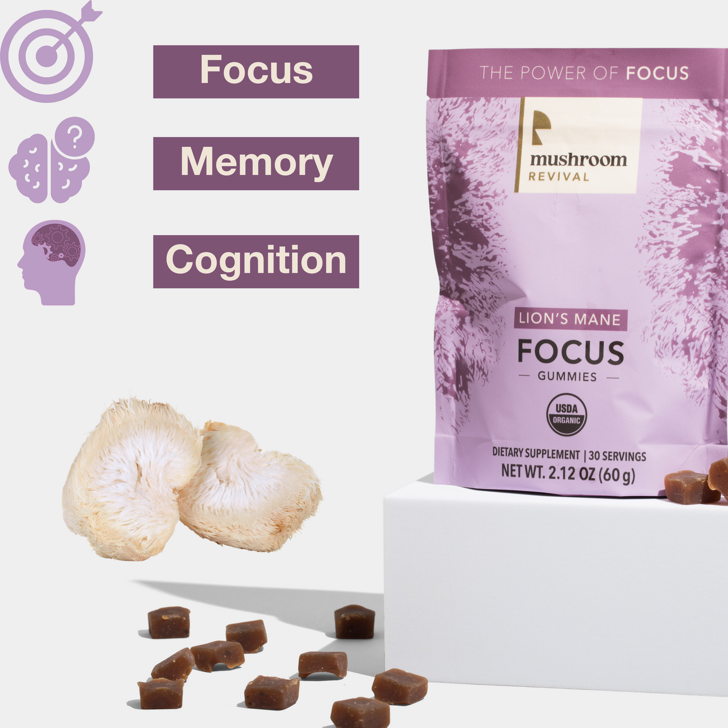 Focus Lion's Mane Gummies