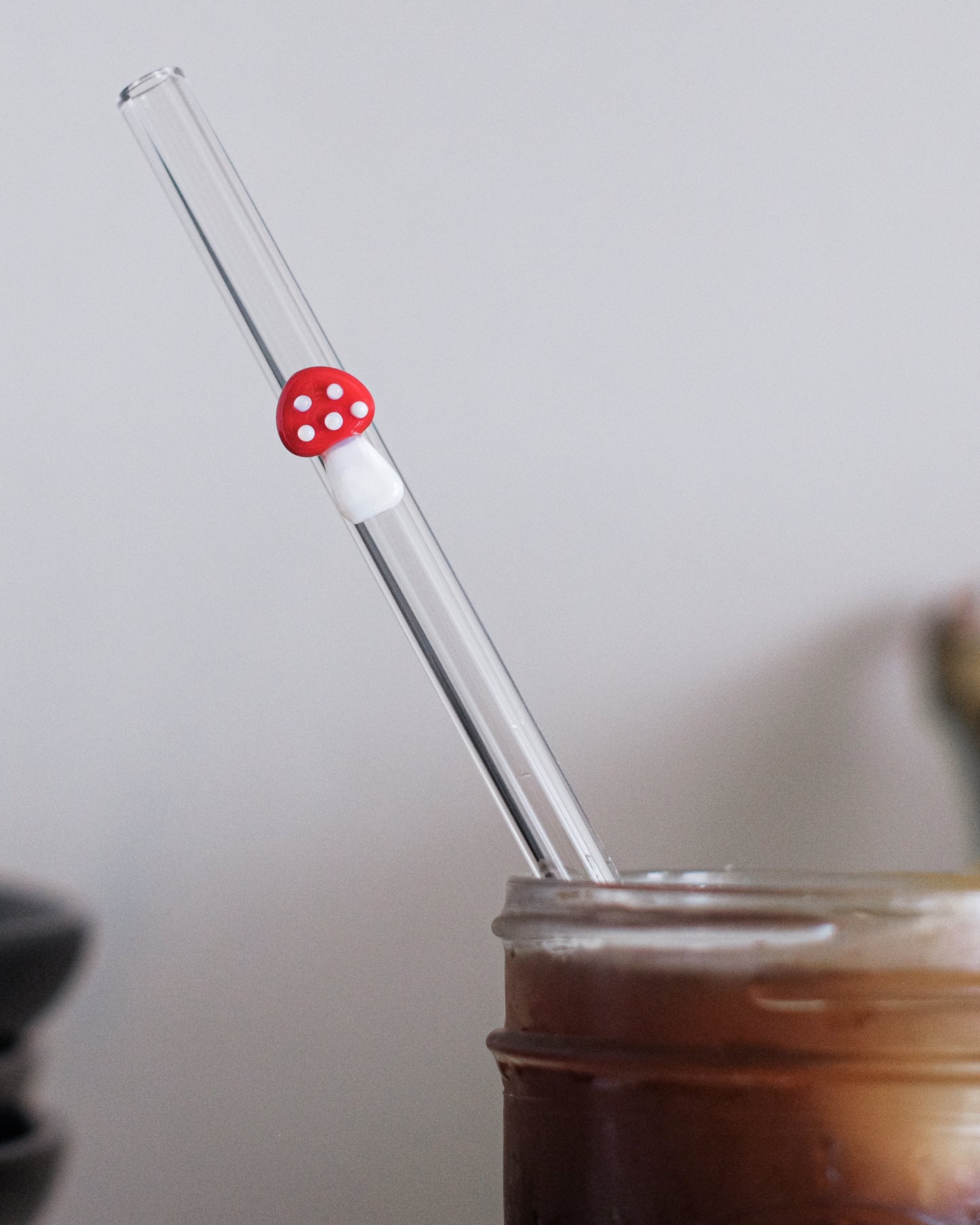Mushroom Glass Drinking Straw - Mushroom Revival - Main