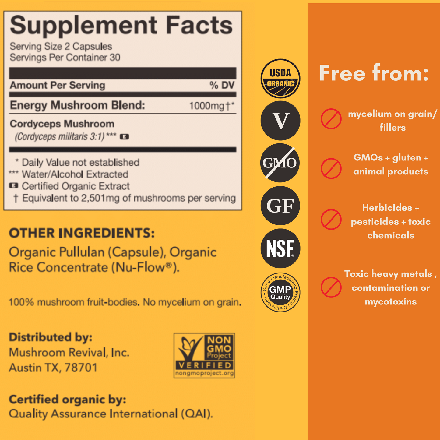 Energy Cordyceps Capsules