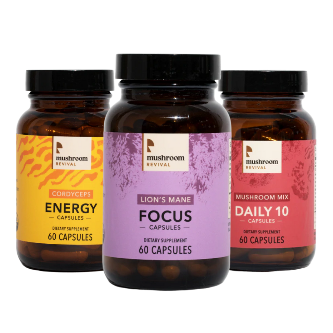 Shop USDA Certified Mushroom Capsules // Mushroom Revival