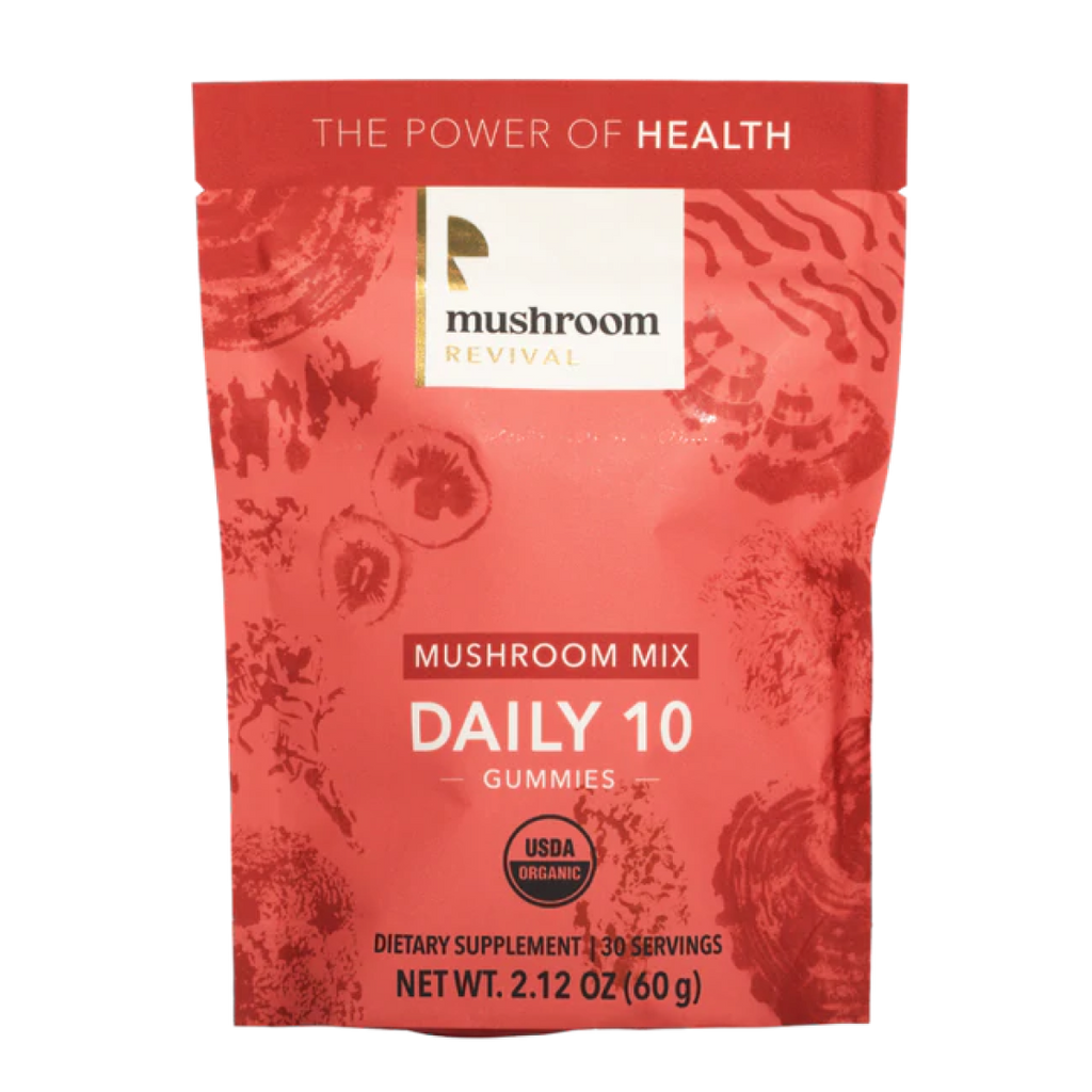 Daily 10 Mix Mushroom Gummies - 30 servings -Mushroom Revival 