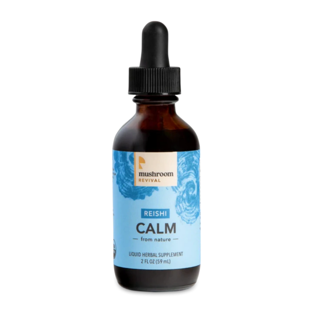 Calm Reishi Tincture -Liquid Herbal Supplement - Mushroom Revival 