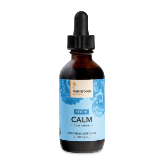 Calm Reishi Tincture -Liquid Herbal Supplement - Mushroom Revival